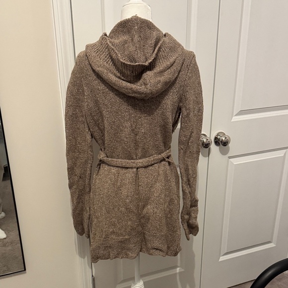Banana Republic Tan Hooded Cardigan - Picture 3 of 5